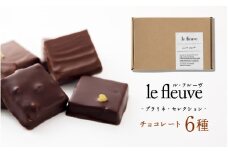【le fleuve】チョコレート6種 プラリネ6 / スイーツ デザート お菓子 兵庫県 神戸市手土産  チョコ チョコレート ナッツ バレンタイン