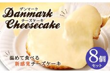 【観音屋】デンマークチーズケーキ　8個入り【ケーキ チーズケーキ 人気スイーツ おすすめスイーツ 神戸スイーツ 新感覚チーズケーキ おすすめケーキ 兵庫県 神戸市 D0910-17】