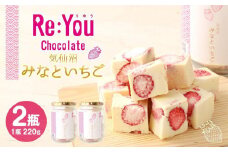 ふぞろいごろごろ 「Re:Youみなといちご」（220g入りチョコレート×2）
