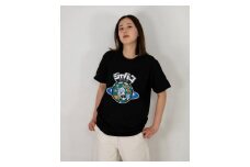 神戸市 マンホールTシャツ 黒（Sサイズ）