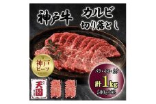 神戸牛　切り落とし　カルビ　1kg
