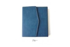 【職人手作り】　システム手帳 A5　チッタ手帳にピッタリ　チッティー（CITTY)【ブルー】