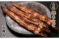 大型焼あなご 3尾