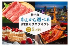 あとから選べるWEBカタログギフト（寄附5万円コース）15000ポイント神戸市