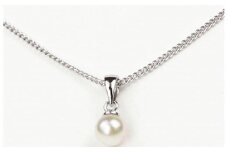 アコヤ真珠バチカンネックレス　5-5.5mm