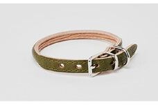 [№5258-7033]0095good collar 2号［犬 猫 首輪］オリーブ