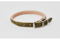 [№5258-7038]0096good collar 4号［犬 猫 首輪］オリーブ