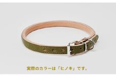 [№5258-7047]0098good collar 7号［犬 猫 首輪］ヒノキ