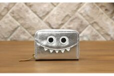 [№5258-7256]0210【ミラーシルバー】思わず誰かに見せたくなるモンスターマルチケース/ミニ財布
