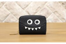 [№5258-7258]0210【ブラック】思わず誰かに見せたくなるモンスターマルチケース/ミニ財布