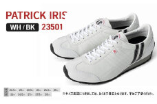 [№5258-8037]1053 PATRICK IRIS WH/BK 23501【26.0cm（EUサイズ：41）】