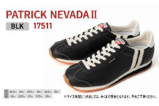 [№5258-8062]1055 PATRICK NEVADA2 BLK 17511【27.5cm（EUサイズ：44）】