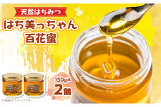 天然はちみつ「はち美っちゃん」　百花蜜　150g×2個【1364864】