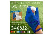 オーダーメイドゴルフグローブお仕立券＜プレミアム＞ベースカラー:ブルー【1516042】