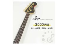 ギターの調整・改造サービス券|オーダーメイド工房による職人対応(3000円分)【1669064】