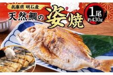 明石産 天然鯛の姿焼②