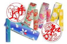 花印鑑　お花印　和ざいくシリーズ