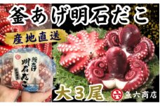 ほんまにうまい　釜あげ明石だこ 大 3尾