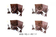 戦国武将兜（全39種より選択）武具・屏風付き《キット品》