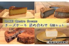 【BAKE Quatre Soeurs】チーズケーキ 詰め合わせ 6個セット[ スイーツ ケーキ 食べ比べ ]