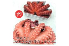 明石だこ やわらか煮 ・ 湯だこ セット[ 明石たこ 食べ比べ ボイルたこ 煮だこ 蛸 ]