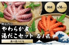 明石だこ やわらか煮 ・ 湯だこ セット[ 明石たこ 食べ比べ ボイルたこ 煮だこ 蛸 ]