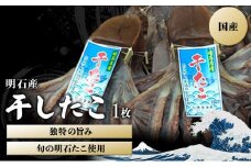 明石産 干したこ 1枚[ 明石たこ  蛸 ]