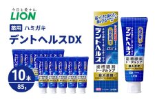 ライオン　薬用ハミガキ　デントヘルスDX　８５g　１０本