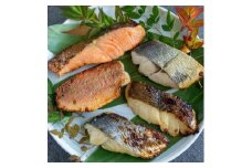 レンジで簡単　西京焼きセット(さわら、カレイ、銀鮭、銀ひらす、赤魚　各種2切)計10切