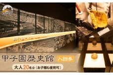 甲子園歴史館の入館券(大人20名分)