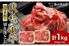 ＜A4以上＞勘治郎の特選黒毛和牛切り落とし1kg(500g×2P)