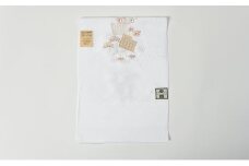 帯揚げ　白地に源氏香の刺繍 [№5275-0186]