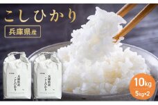お米 令和6年産 兵庫県産コシヒカリ10kg(5kg×2) 米 お米 新米 こめ コメ 白米 兵庫県 伊丹市[№5275-0202]