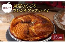 焼きたて 厳選りんごのフレンチアップルパイ 15cm [ 洋菓子 お菓子 おかし スイーツ デザート 林檎 りんご 果物 アップル パイ 人気 有名 菓子 おすすめ スイーツ ジューシー さっぱり 酸味 バター 風味 豊か パイ生地 アーモンドクリーム 優しい 甘味 ][№5275-0263]