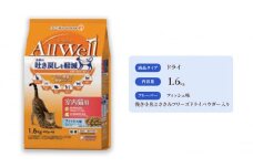 AllWell 室内猫用 フィッシュ味 挽き小魚とささみフリーズドライパウダー入り 1.6kg×5袋 ペットフード キャットフード 猫のごはん 猫用フード 猫 ペット ドライ ユニ・チャーム ペット ユニ・ケアー [№5275-0433]