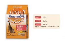 AllWell 室内猫用 チキン味 挽き小魚とささみフリーズドライパウダー入り 1.6kg×5袋 ペットフード キャットフード 猫のごはん 猫用フード 猫 ペット ドライ ユニ・チャーム ペット ユニ・ケアー [№5275-0434]