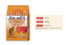 AllWell 早食いが気になる猫用 チキン味 挽き小魚とささみフリーズドライパウダー入り 1.5kg×5袋 ペットフード キャットフード 猫のごはん 猫用フード 猫 ペット ドライ ユニ・チャーム ペット ユニ・ケアー [№5275-0443]