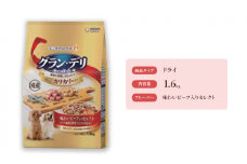 グラン・デリ カリカリ仕立て 成犬用 味わいビーフ入りセレクト 1.6kg×4袋 ペットフード ドッグフード 犬のごはん 犬用フード 犬 ペット ドライ ユニ・チャーム ペット ユニ・ケアー [№5275-0447]