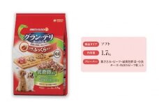 グラン・デリ ふっくら仕立て 低脂肪 鶏ささみ・ビーフ・緑黄色野菜・小魚・チーズ・角切りビーフ粒入り 1.7kg×4袋 ペットフード ドッグフード 犬のごはん 犬用フード 犬 ペット ソフト ユニ・チャーム ペット ユニ・ケアー [№5275-0458]