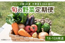 「ベジーズ館」の夏・冬野菜　年２回コース （7月と12月発送）
