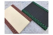 ミニ畳 ２枚（市松模様／麻の葉模様）
