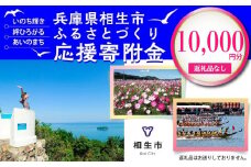 【返礼品なし】兵庫県相生市への寄付（10,000円分）