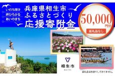 【返礼品なし】兵庫県相生市への寄付（50,000円分）