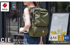 豊岡鞄 CIE WEATHER 2WAY BACKPACK（071952）カーキ