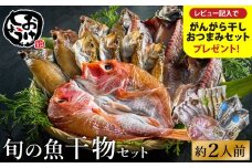 【城崎温泉おけしょう鮮魚】自家製旬の干物セット　約2人前