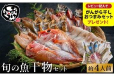 【城崎温泉おけしょう鮮魚】自家製旬の干物セット　約4人前