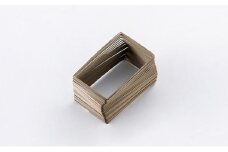 【Nゲージ鉄道模型用貫通幌】SP幌　L　ブラウン（5パックセット）