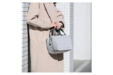 豊岡鞄　TUTUMU スエード Tore tote（S3201）ミックスグレー