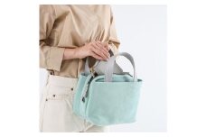 豊岡鞄　TUTUMU スエード Tore tote（S3201）ミント