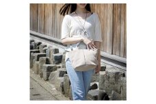 豊岡鞄　TUTUMU スエード Marche petit（S3601）サンド